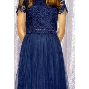 New Donna Morgan Collection 2 piece long dress Sz4